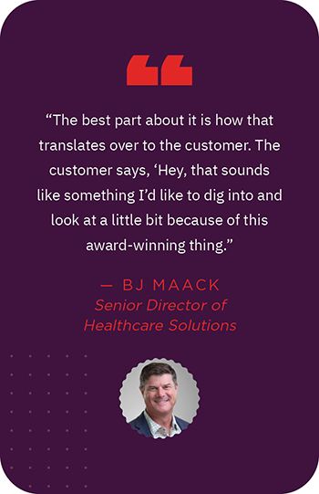 BJ Maack, Senior Director of Healthcare Solutions