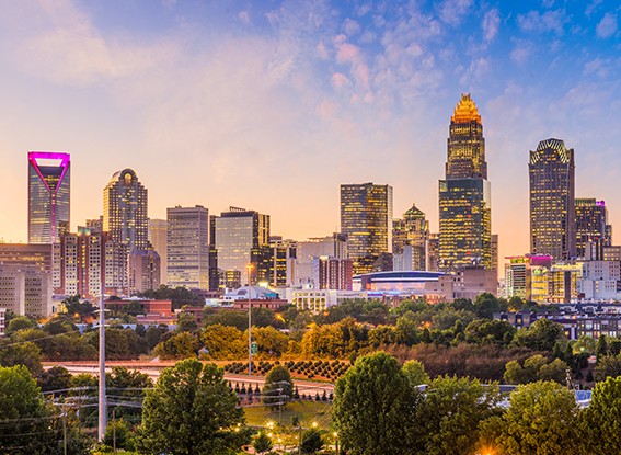 A photo of Jacob K. Javits Convention Center